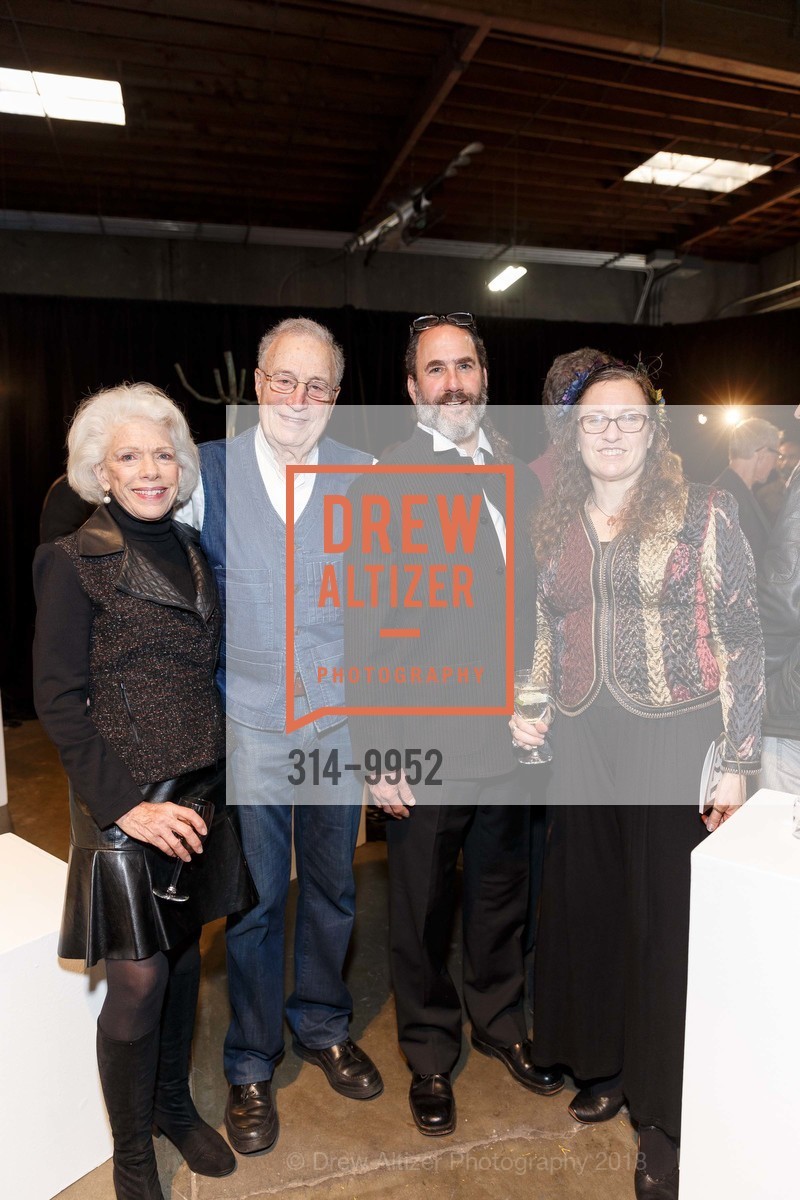 Barbara Breslau, Ray Breslau, Warren Breslau, Frances Hellman, The Crucible Fire & Light Soirée and Art Auction 2018, The Crucible. 1260 7th Street, April 7th, 2018, Photo #314-9952 Barbara Breslau, Ray Breslau, Warren Breslau, Frances Hellman, Photo #314-9952