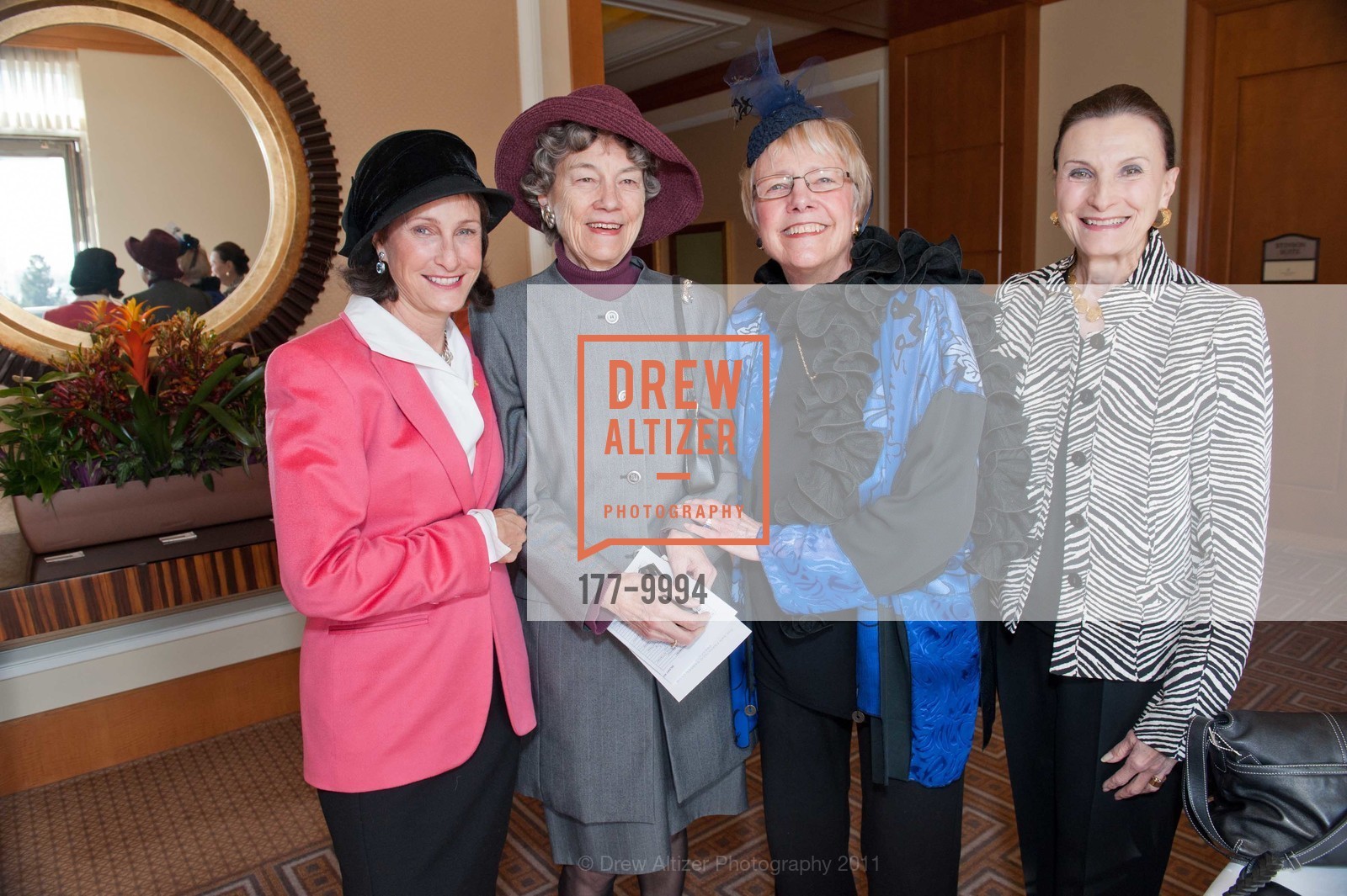 Nan Zimmerman, Betty Ann Prien, Lynn Armstrong Winkel, LaVerne Silverman, SF GARDEN ANNUAL BENEFIT Couture et Fleurs, US, November 10th, 2011, Photo #177-9994 Nan Zimmerman, Betty Ann Prien, Lynn Armstrong Winkel, LaVerne Silverman, Photo #177-9994