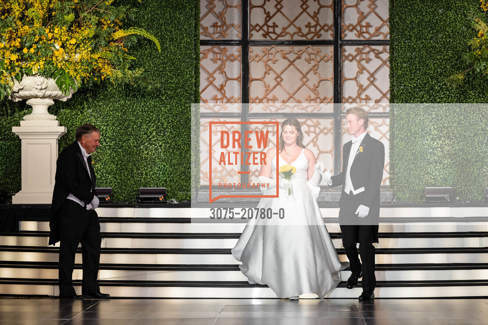 Ebon Richard Jones, Madeline Bailey, Samuel Crawford, 2022 Debutante Ball, Westin St Francis, June 18th, 2022, Photo #3075-20780-0 Ebon Richard Jones, Madeline Bailey, Samuel Crawford, Photo #3075-20780-0