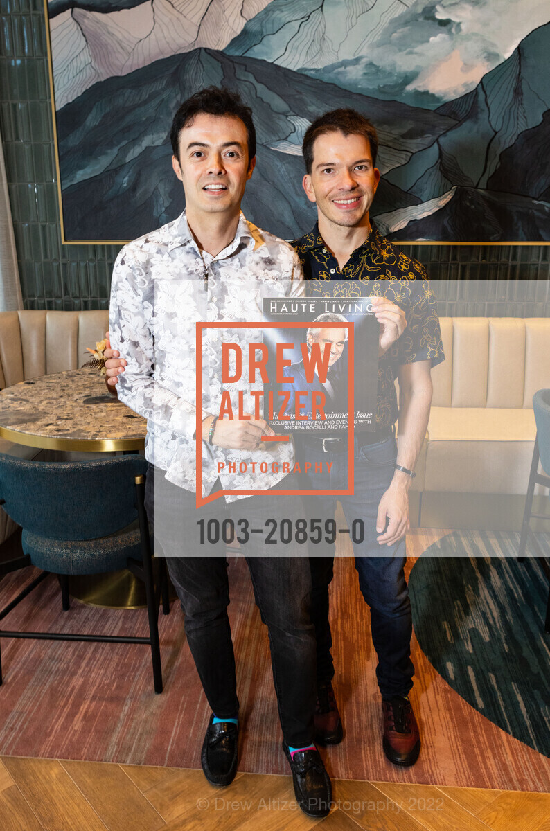 Orkut Buyukkokten, Pablo Fischer, Haute Living’s Art & Entertainment Issue Launch Party, St. Regis Hotel. 125 4rd Street, September 12th, 2022, Photo #1003-20859-0 Orkut Buyukkokten, Pablo Fischer, Photo #1003-20859-0