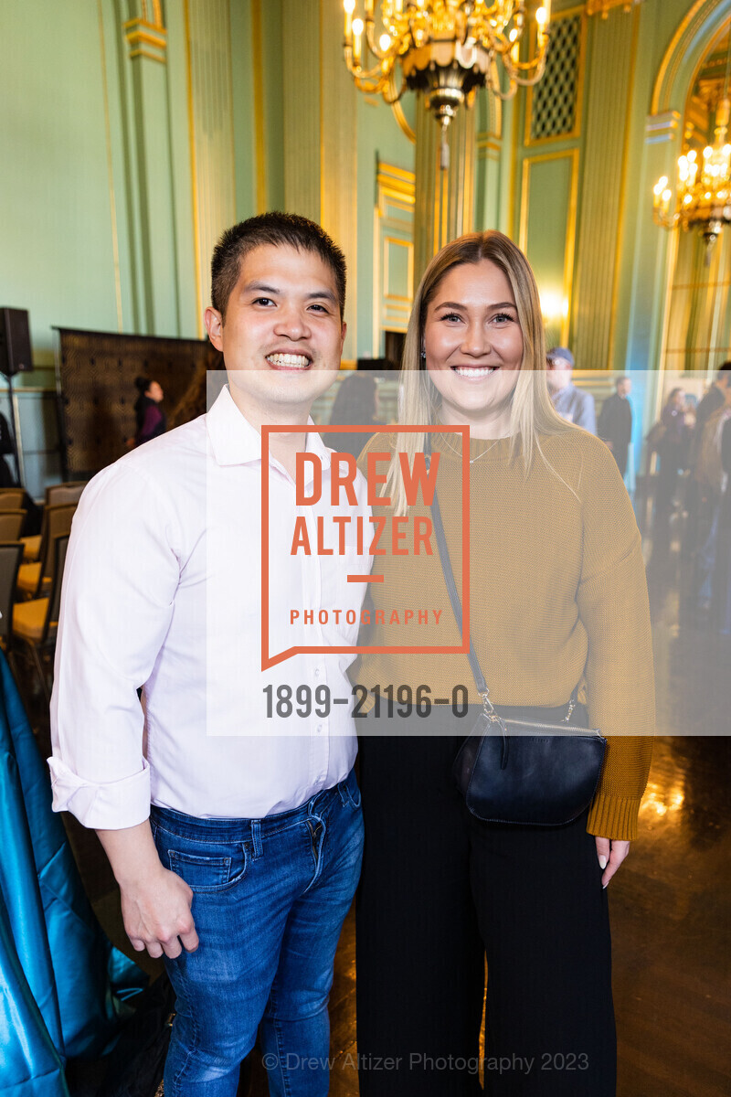 Chuck Chen, Naomi Dupre, Opening Party for SFCC Small Business Week 2023, San Francisco War Memorial & Performing Arts Center @ 401 Van Ness Ave, SF, CA 94102 US. San Francisco War Memorial & Performing Arts Center @ 401 Van Ness Ave, SF, CA 94102 US, May 8th, 2023, Photo #1899-21196-0 Chuck Chen, Naomi Dupre, Photo #1899-21196-0