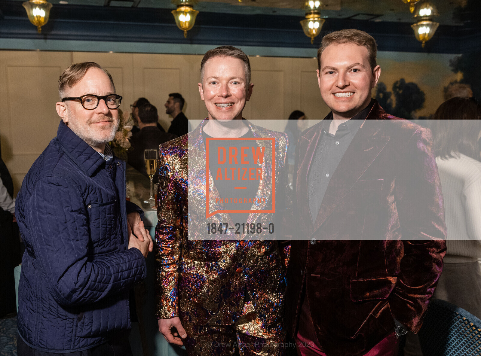 Bruce Pask, Curtis Sparrer, Brice Stanek, Neiman Marcus San Francisco hosts Bergdorf Goodman & Neiman Marcus Men's Fashion Director Bruce Pask, Neiman Marcus @ 150 Stockton St, SF, CA 94108 US. Neiman Marcus @ 150 Stockton St, SF, CA 94108 US, May 9th, 2023, Photo #1847-21198-0 Bruce Pask, Curtis Sparrer, Brice Stanek, Photo #1847-21198-0