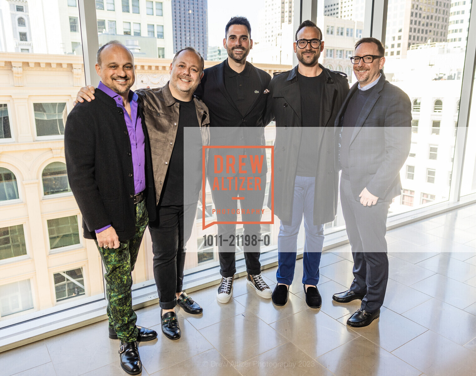 Mark Casey, Raymond Glover, Drew Tuma, Joey Hersch, Brian Tressler, Neiman Marcus San Francisco hosts Bergdorf Goodman & Neiman Marcus Men's Fashion Director Bruce Pask, Neiman Marcus @ 150 Stockton St, SF, CA 94108 US. Neiman Marcus @ 150 Stockton St, SF, CA 94108 US, May 9th, 2023, Photo #1011-21198-0 Mark Casey, Raymond Glover, Drew Tuma, Joey Hersch, Brian Tressler, Photo #1011-21198-0