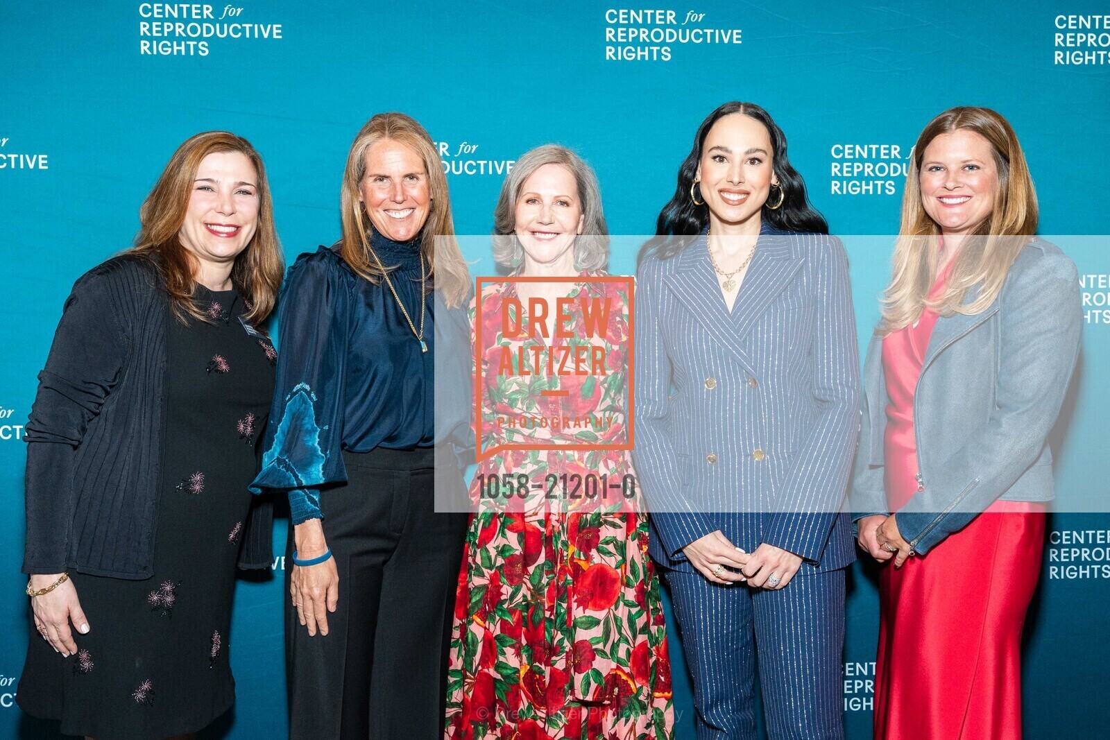 Damla Karsan, Charlotte Carroll Tracy, Nancy Northup, Meena Harris, Jess Denning, Center for Reproductive Rights Gala 2023, SFJAZZ @ 201 Franklin St, San Francisco, CA 94102 US. SFJAZZ @ 201 Franklin St, San Francisco, CA 94102 US, Photo #1058-21201-0 Damla Karsan, Charlotte Carroll Tracy, Nancy Northup, Meena Harris, Jess Denning, Photo #1058-21201-0