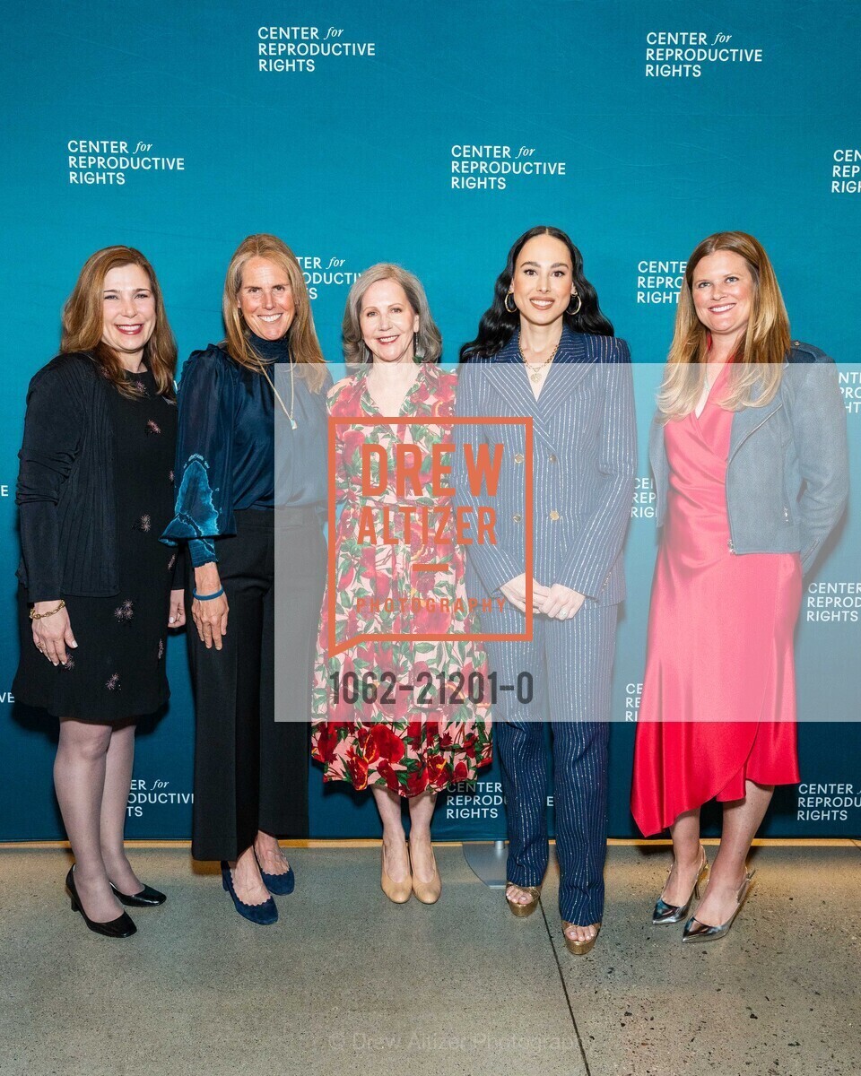Damla Karsan, Charlotte Carroll Tracy, Nancy Northup, Meena Harris, Jess Denning, Center for Reproductive Rights Gala 2023, SFJAZZ @ 201 Franklin St, San Francisco, CA 94102 US. SFJAZZ @ 201 Franklin St, San Francisco, CA 94102 US, Photo #1062-21201-0 Damla Karsan, Charlotte Carroll Tracy, Nancy Northup, Meena Harris, Jess Denning, Photo #1062-21201-0