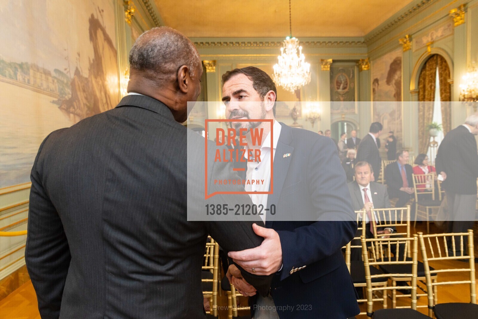 Gentry Smith, Micheal Smith, Silicon Valley Office of Protocol Spring Reception, Filoli Historic House & Garden @ 86 Cañada Rd, Woodside, CA 94062 US. Filoli Historic House & Garden @ 86 Cañada Rd, Woodside, CA 94062 US, May 10th, 2023, Photo #1385-21202-0 Gentry Smith, Micheal Smith, Photo #1385-21202-0