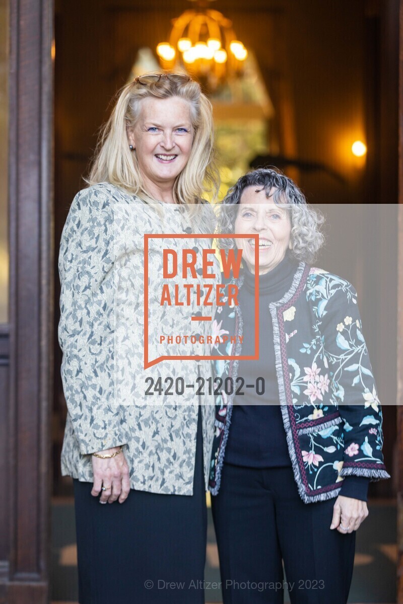 Brenda Tierney, Lanie Denslow, Silicon Valley Office of Protocol Spring Reception, Filoli Historic House & Garden @ 86 Cañada Rd, Woodside, CA 94062 US. Filoli Historic House & Garden @ 86 Cañada Rd, Woodside, CA 94062 US, May 10th, 2023, Photo #2420-21202-0 Brenda Tierney, Lanie Denslow, Photo #2420-21202-0