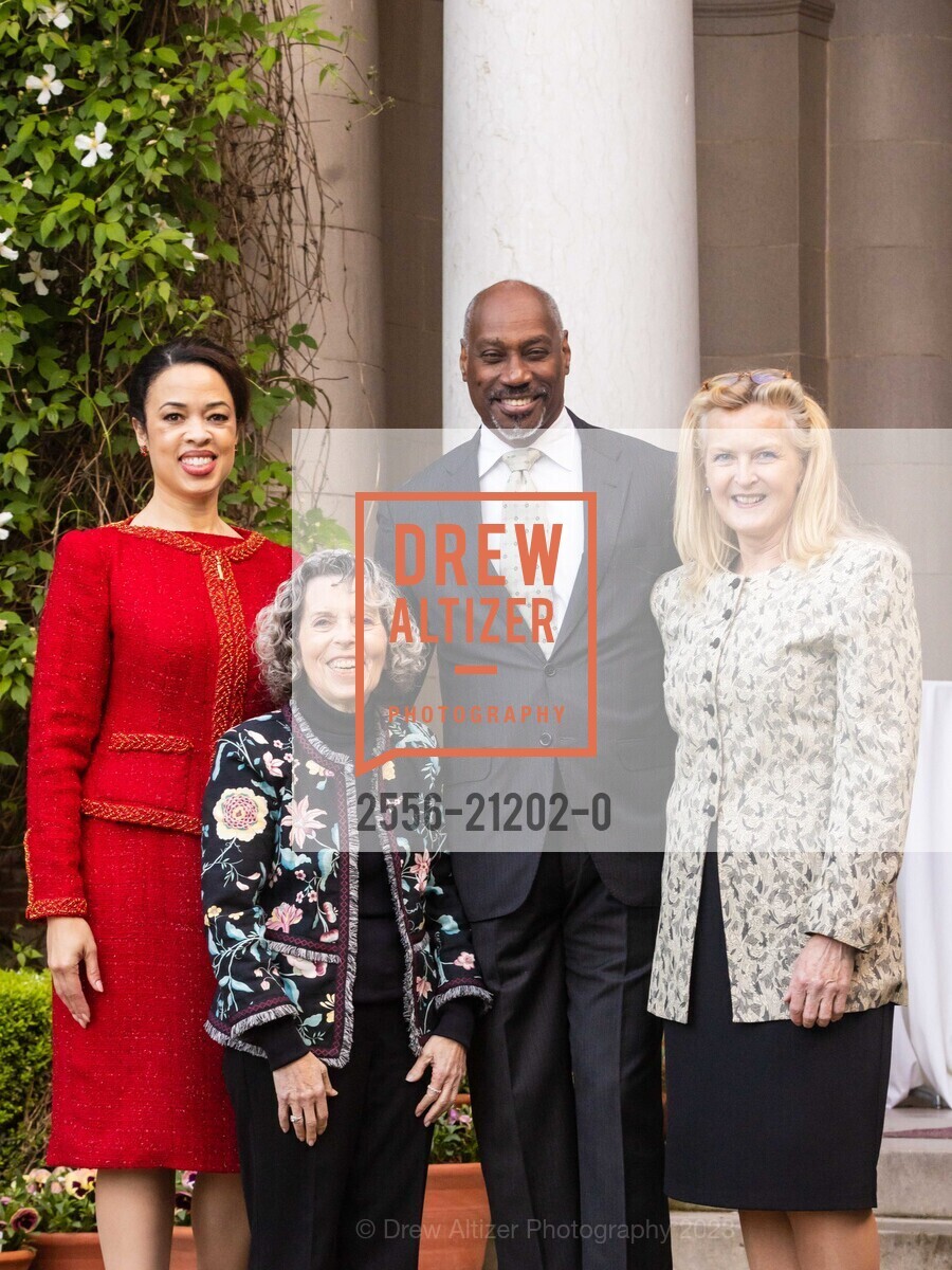 Deanna Tryon, Lanie Denslow, Gentry Smith, Brenda Tierney, Silicon Valley Office of Protocol Spring Reception, Filoli Historic House & Garden @ 86 Cañada Rd, Woodside, CA 94062 US. Filoli Historic House & Garden @ 86 Cañada Rd, Woodside, CA 94062 US, May 10th, 2023, Photo #2556-21202-0 Deanna Tryon, Lanie Denslow, Gentry Smith, Brenda Tierney, Photo #2556-21202-0