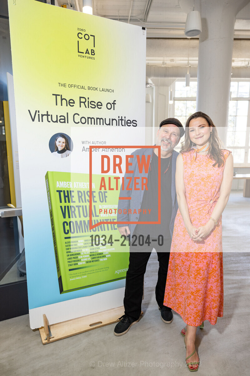 Jim Bumgardner, Amber Atherton, Official Book Launch: The Rise of Virtual Communities by Amber Atherton - San Francisco at IDEO., IDEO @ 320 Florida St, SF, CA 94110 US. IDEO @ 320 Florida St, SF, CA 94110 US, May 11th, 2023, Photo #1034-21204-0 Jim Bumgardner, Amber Atherton, Photo #1034-21204-0