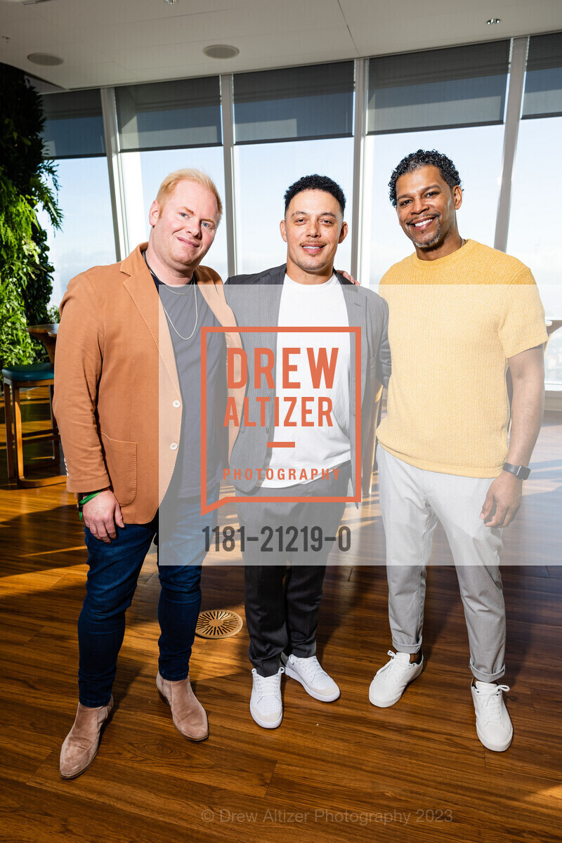 Jeff Millard, Christopher Shiers, Gary Linnen, Festival Napa Valley’s Olivia Decker Power of Music Series: BODYTRAFFIC with Sophia Bacelar at Salesforce Tower’s ‘Ohana Floor, Salesforce Tower @ 415 Mission St, SF, CA 94105 US. Salesforce Tower @ 415 Mission St, SF, CA 94105 US, May 18th, 2023, Photo #1181-21219-0 Jeff Millard, Christopher Shiers, Gary Linnen, Photo #1181-21219-0