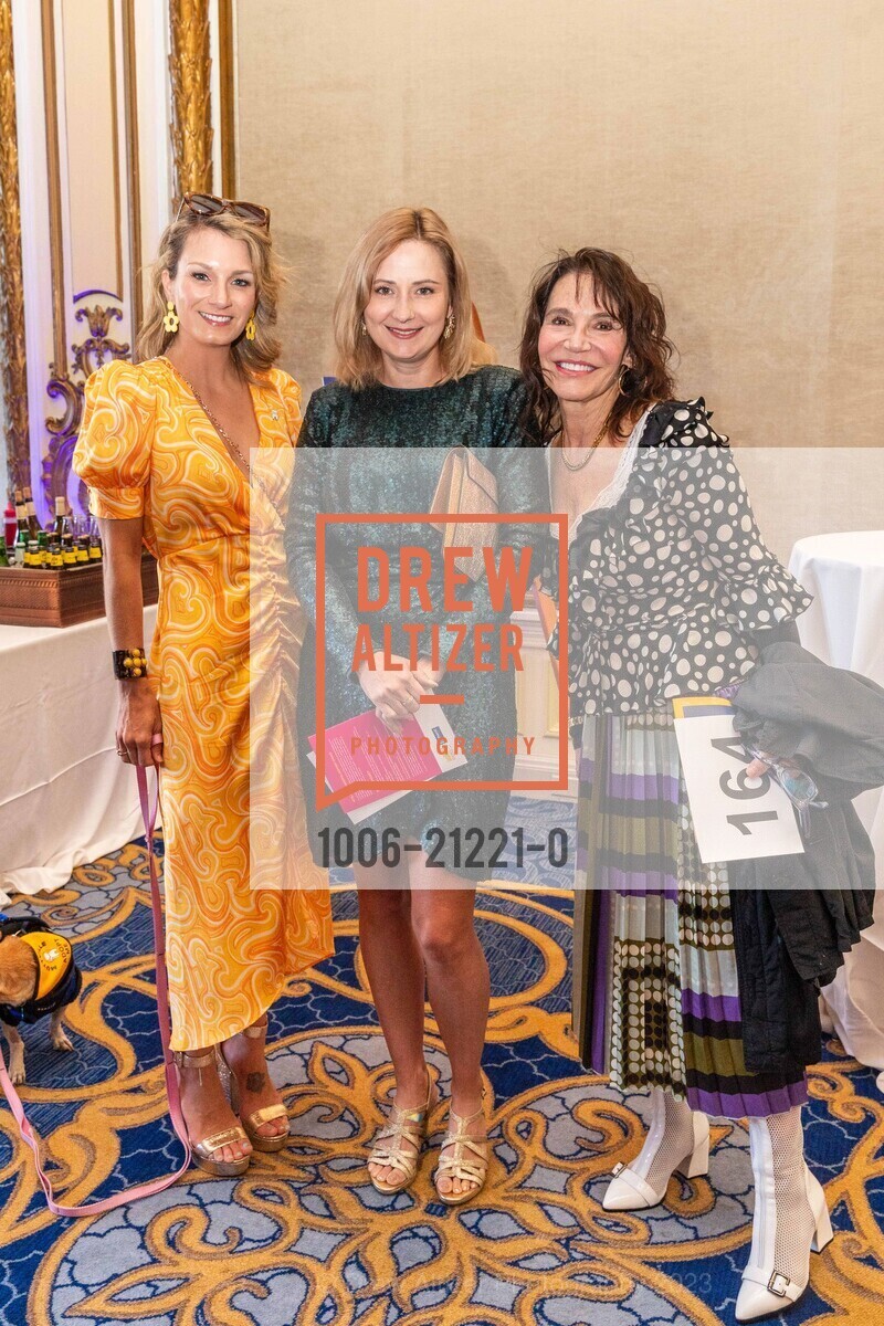 Kelly Ferriss, Lindsay Dadko, Sherri Franklin, Shanti Project/ PAWS Petchitecture 2023, Hotel Fairmont San Francisco @ 950 Mason St, SF, CA 94108 US. Hotel Fairmont San Francisco @ 950 Mason St, SF, CA 94108 US, May 18th, 2023, Photo #1006-21221-0 Kelly Ferriss, Lindsay Dadko, Sherri Franklin, Photo #1006-21221-0