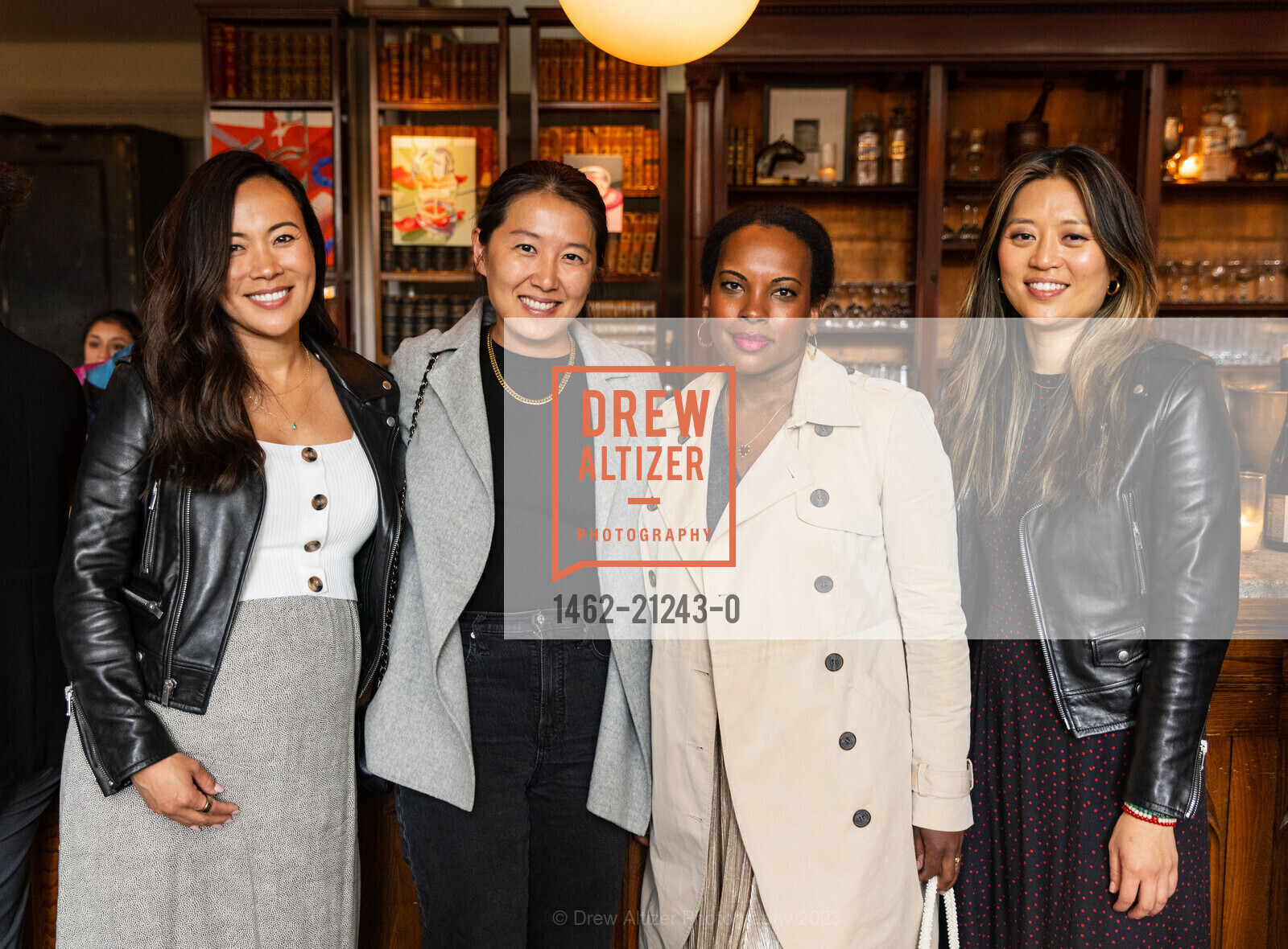 Helen Min, Angela Du, Sarah Kunst, Sally Shin, THE GRADUATES 2023 San Francisco Private Screening Reception, 1401 Howard St, SF, CA 94103 US. 1401 Howard St, SF, CA 94103 US, June 5th, 2023, Photo #1462-21243-0 Helen Min, Angela Du, Sarah Kunst, Sally Shin, Photo #1462-21243-0