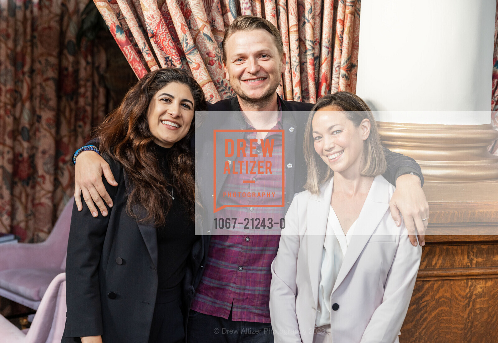 Hannah Peterson, Josh Peters, Saba Zerehi, THE GRADUATES 2023 San Francisco Private Screening Reception, 1401 Howard St, SF, CA 94103 US. 1401 Howard St, SF, CA 94103 US, June 5th, 2023, Photo #1067-21243-0 Hannah Peterson, Josh Peters, Saba Zerehi, Photo #1067-21243-0