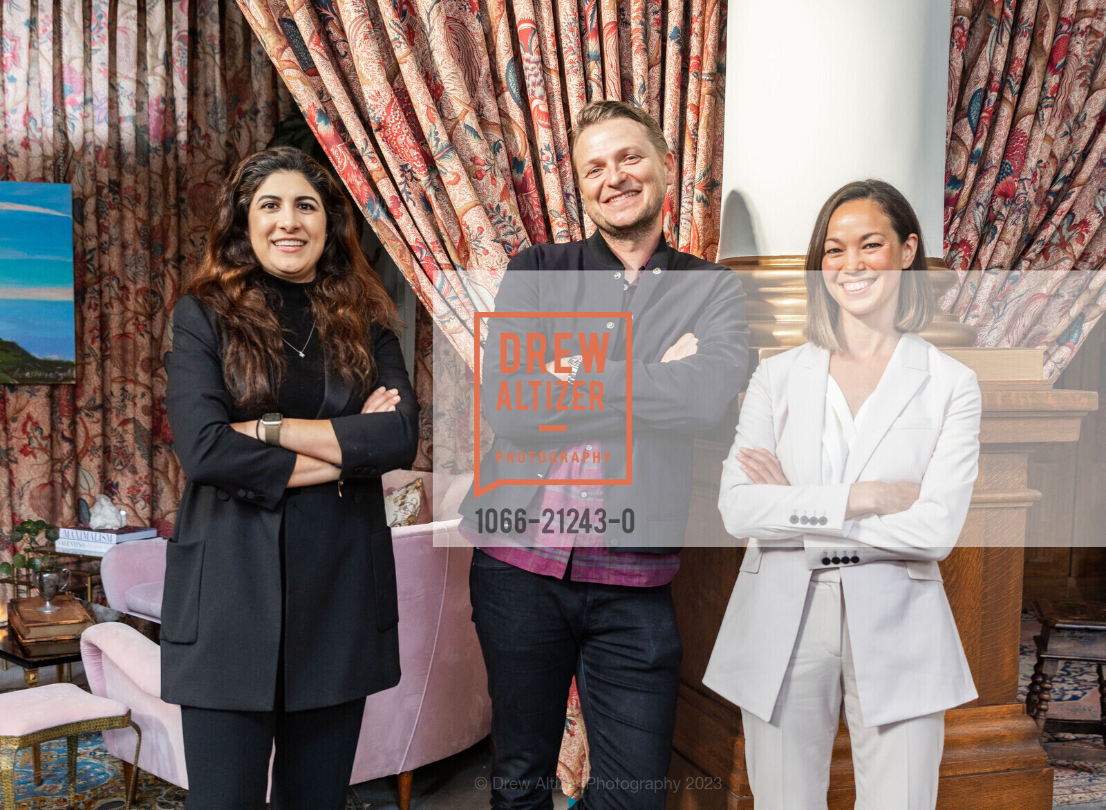 Hannah Peterson, Josh Peters, Saba Zerehi, THE GRADUATES 2023 San Francisco Private Screening Reception, 1401 Howard St, SF, CA 94103 US. 1401 Howard St, SF, CA 94103 US, June 5th, 2023, Photo #1066-21243-0 Hannah Peterson, Josh Peters, Saba Zerehi, Photo #1066-21243-0