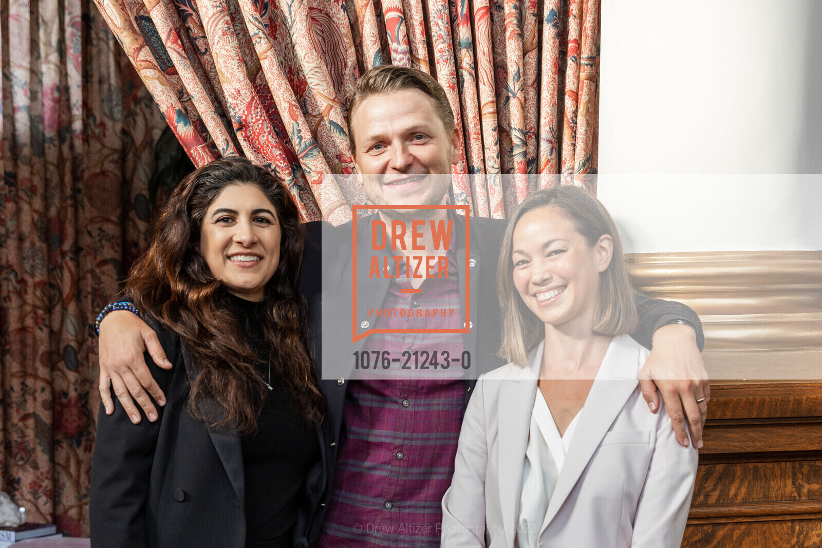 Hannah Peterson, Josh Peters, Saba Zerehi, THE GRADUATES 2023 San Francisco Private Screening Reception, 1401 Howard St, SF, CA 94103 US. 1401 Howard St, SF, CA 94103 US, June 5th, 2023, Photo #1076-21243-0 Hannah Peterson, Josh Peters, Saba Zerehi, Photo #1076-21243-0