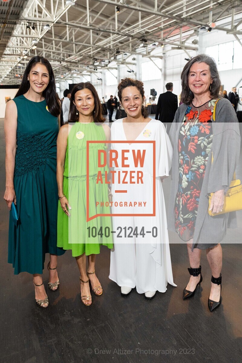 Sophia Kinell, Lizelle Green, Mari Robles, Elizabeth Birka-White, Headlands Center for the Arts' 16th Annual Benefit Art Auction 2023, Festival Pavilion @ 38 Fort Mason, SF, CA 94123 US. Festival Pavilion @ 38 Fort Mason, SF, CA 94123 US, June 6th, 2023, Photo #1040-21244-0 Sophia Kinell, Lizelle Green, Mari Robles, Elizabeth Birka-White, Photo #1040-21244-0