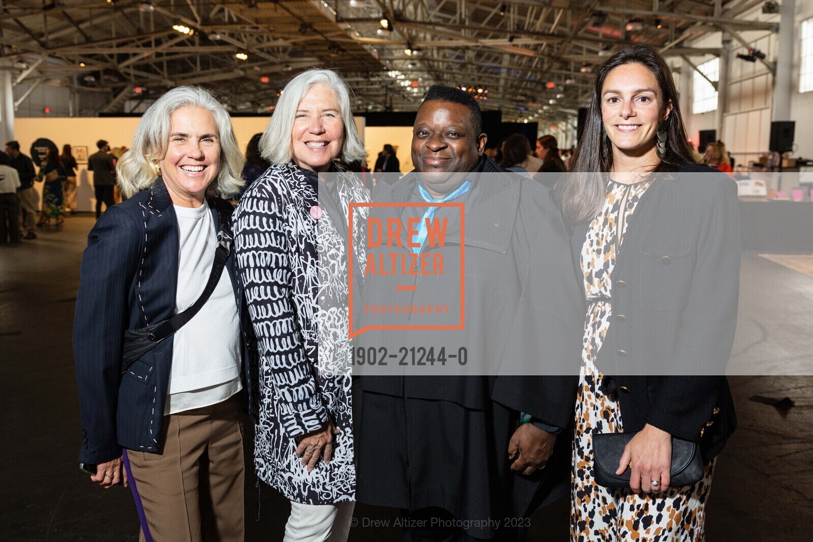 Maja Thomas, Sayre Batton, Isaac Julien, Helen Hatch, Headlands Center for the Arts' 16th Annual Benefit Art Auction 2023, Festival Pavilion @ 38 Fort Mason, SF, CA 94123 US. Festival Pavilion @ 38 Fort Mason, SF, CA 94123 US, June 6th, 2023, Photo #1902-21244-0 Maja Thomas, Sayre Batton, Isaac Julien, Helen Hatch, Photo #1902-21244-0