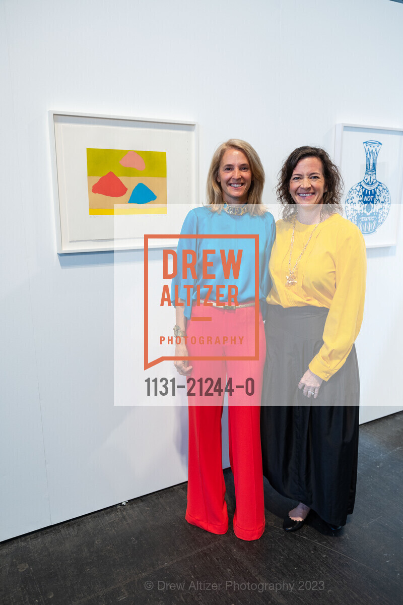 Evie Simon, Hilah Schutt, Headlands Center for the Arts' 16th Annual Benefit Art Auction 2023, Festival Pavilion @ 38 Fort Mason, SF, CA 94123 US. Festival Pavilion @ 38 Fort Mason, SF, CA 94123 US, June 6th, 2023, Photo #1131-21244-0 Evie Simon, Hilah Schutt, Photo #1131-21244-0