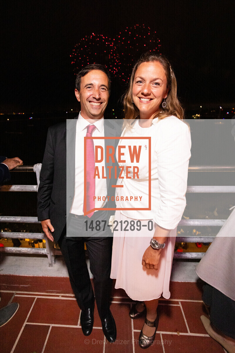 Gerardo Tomas, Isabella Tomas, Consular Corps' 4th of July Celebration 2023, Maritime Museum @ 900 Beach St, SF, CA 94109 US. Maritime Museum @ 900 Beach St, SF, CA 94109 US, Photo #1487-21289-0 Gerardo Tomas, Isabella Tomas, Photo #1487-21289-0