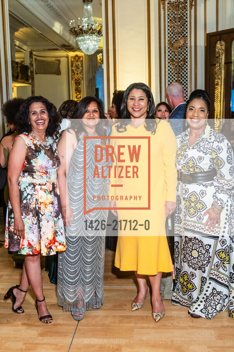 SAN FRANCISCO, CA - May 10 - Praba Iyer, Asha Chandra, London Breed And Anita Battle Attend Dress For Success Gala 2024 On May 10th 2024 At Palace Hotel, A Luxury Collection Hotel In San Francisco, CA (Photo - Natalie Shrik For Drew Altizer Photography), Dress For Success Gala 2024, Palace Hotel, a Luxury Collection Hotel. 2 New Montgomery St, SF, CA 94105 US, May 10th, 2024, Photo #1426-21712-0 SAN FRANCISCO, CA - May 10 - Praba Iyer, Asha Chandra, London Breed And Anita Battle Attend Dress For Success Gala 2024 On May 10th 2024 At Palace Hotel, A Luxury Collection Hotel In San Francisco, CA (Photo - Natalie Shrik For Drew Altizer Photography), Photo #1426-21712-0