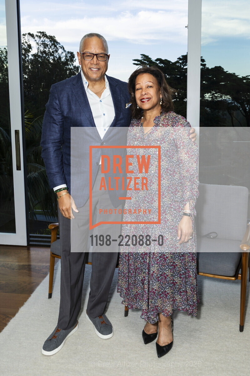 Timothy Alan Simon, Kimberly Brandon, SFJAZZ Hosts VIP Salon for their 2025 Gala, Private Residence, April 9th, 2025, Photo #1198-22088-0 Timothy Alan Simon, Kimberly Brandon, Photo #1198-22088-0