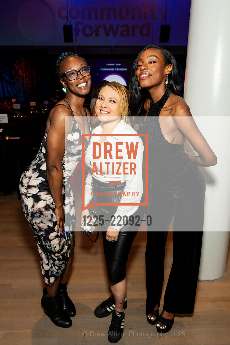 Adrianna Moore, TinaMichelle Leonor, Samuelle Lainer, Together in Drag: Community, Hope, & Fierce Heels, Yerba Buena Center for The Arts, The Forum. 701 Mission Street, April 10th, 2025, Photo #1225-22092-0 Adrianna Moore, TinaMichelle Leonor, Samuelle Lainer, Photo #1225-22092-0