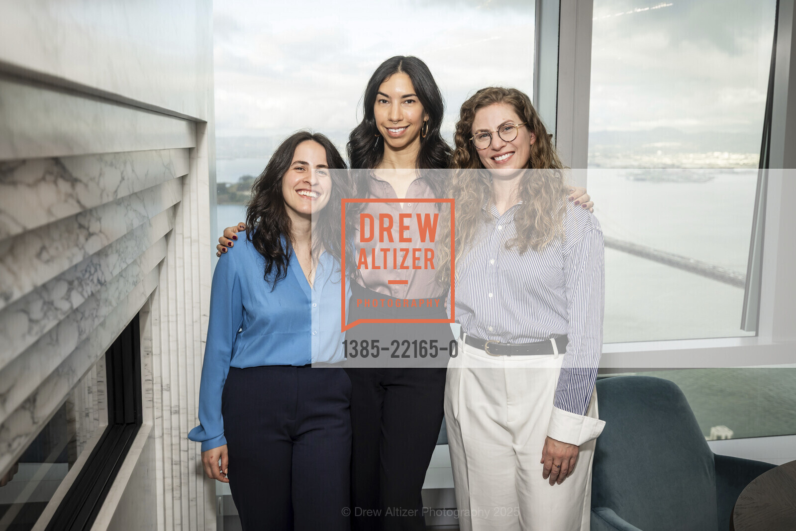 Guadalupe Lobeto, Sarah Armstrong, Lindsay Ganter, 181 Fremont Welcomes the Museums of Tomorrow Roundtable, 181 Fremont Grand Penthouse. 181 Fremont Street, May 12th, 2025, Photo #1385-22165-0 Guadalupe Lobeto, Sarah Armstrong, Lindsay Ganter, Photo #1385-22165-0